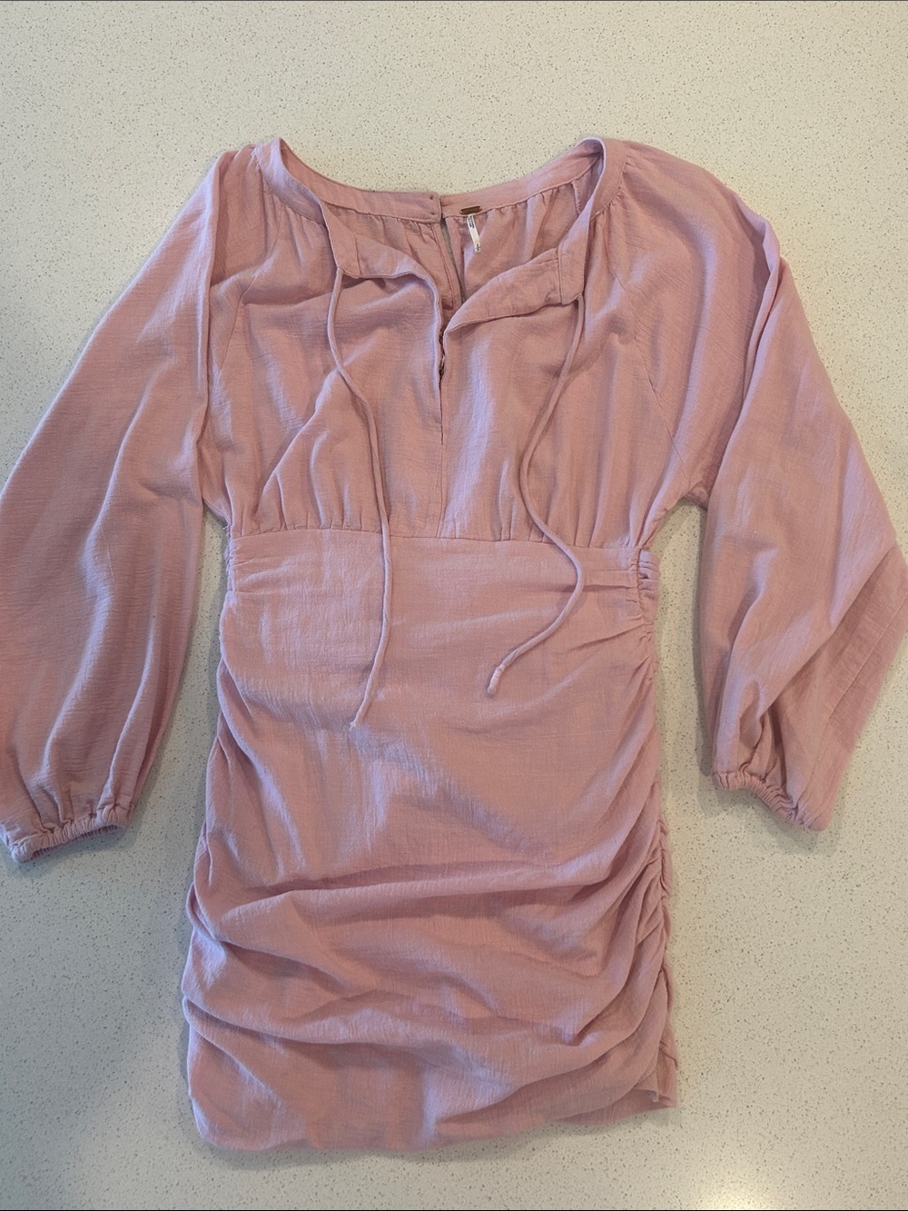 Free People Women’s Dusty Pink Blouse Dress